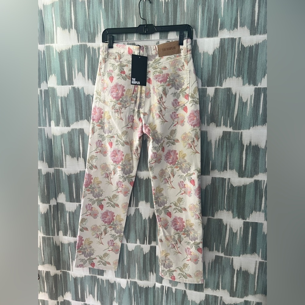 The Kooples- Ankle Jeans - Floral Jeans - Picture 12 of 14
